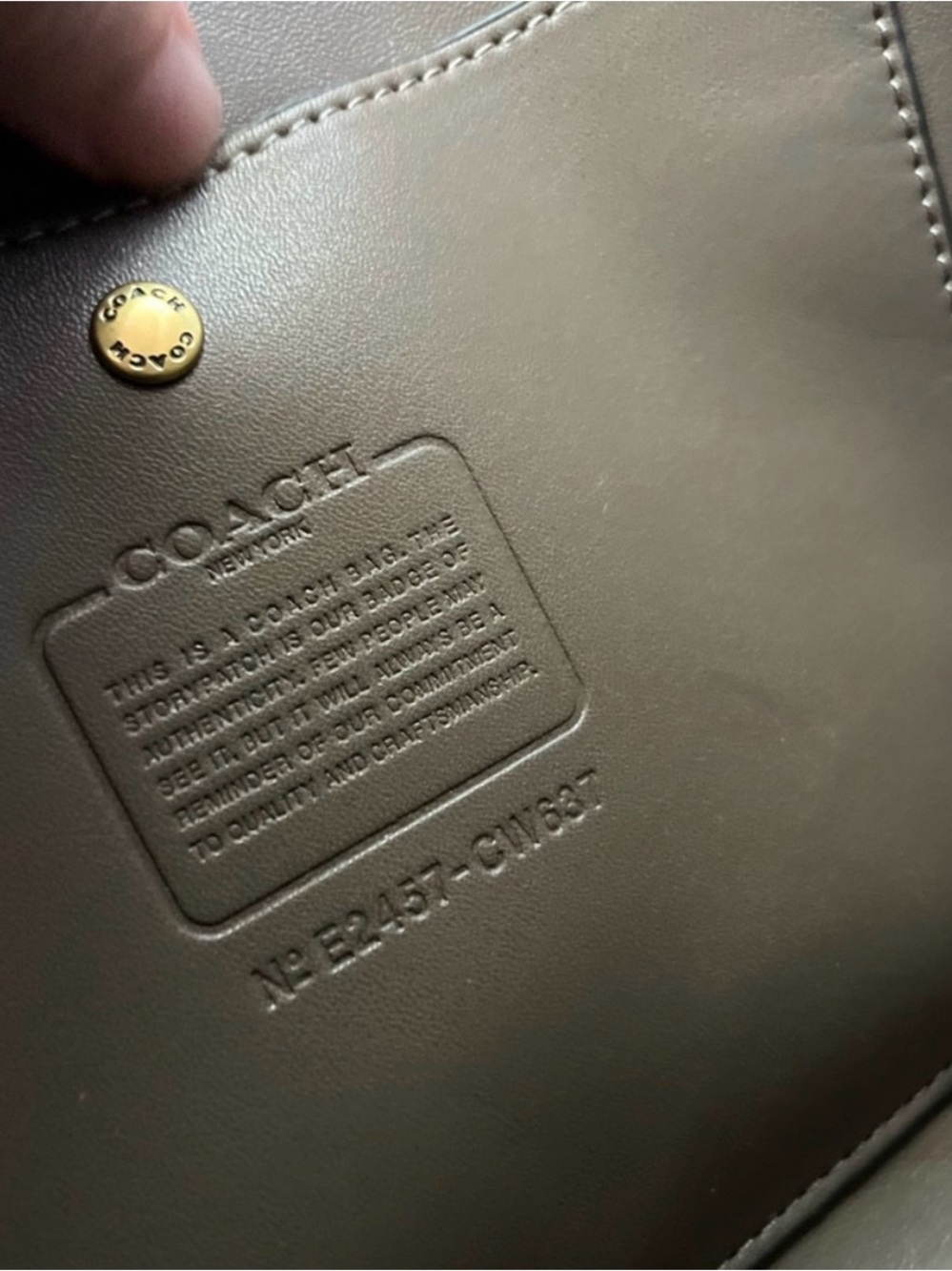 Coach Suede Brooklyn 28 shoulder bag - Picture 2 of 12